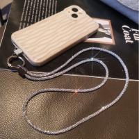 Lanyard De Teléfono Con Diamantes Brillantes Cuerda Antipérdida Para Llaves Accesorios De Teléfono Unisex Material De Poliéster - details 2