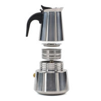 Cafetera de Acero Inoxidable The Secret Home - Espresso con Filtro Desmontable - Mango Ergonómico - Ideal para Cocina de Gas - Varios Tamaños - details 3