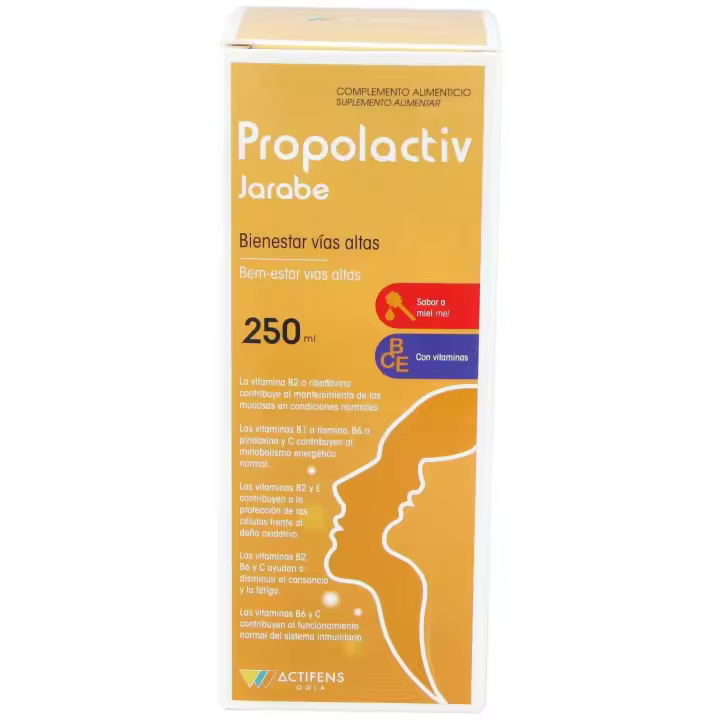 Herbora Propolactiv Jarabe 250 Ml para Gargantas Irritadas - 1
