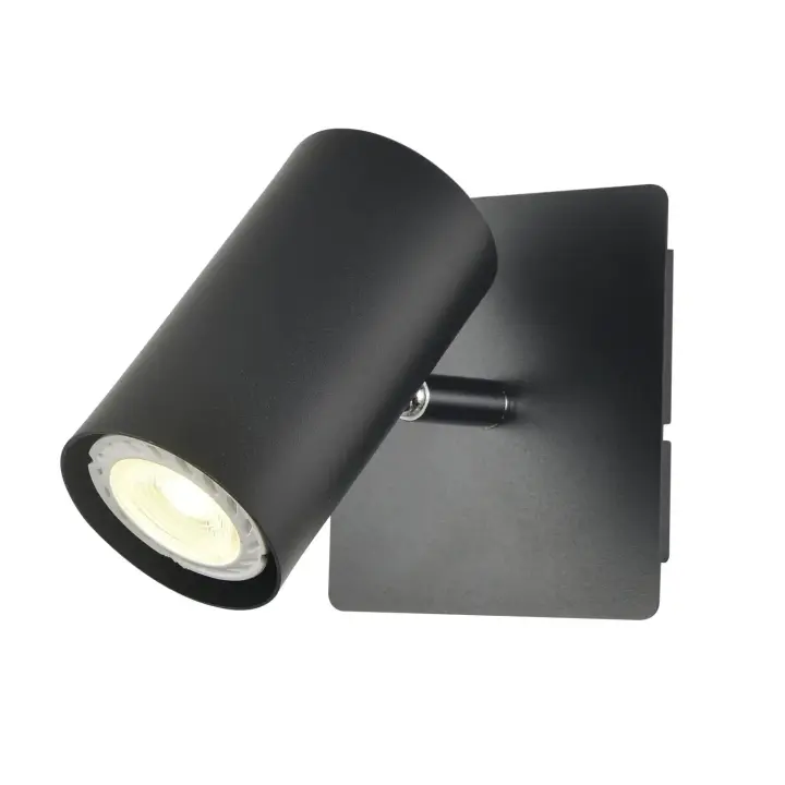 LÚZETE Foco 1 Luz Negro GU10 Adara Alm-Apol - Lúzete - 1