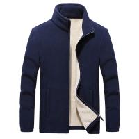 Chaqueta De Piel De Oveja Para Hombres Con Forro De Poliéster Y Algodón Chaqueta Deportiva Cálida Talla Grande L-4XL Para Invierno - details 1