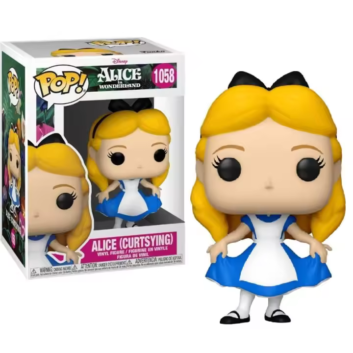 Funko Pop! Disney Alicia en el País de las Maravillas - Alicia (Reverencia), 55734, Nº1058 - 1