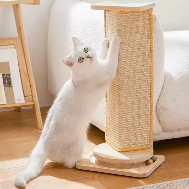 Alfombra De Rasguño Para Gatos Naturales De Sisal Protectora Para Sofás Y Carpetas Matriz Horizontal De Rasguño Para Piso - 1