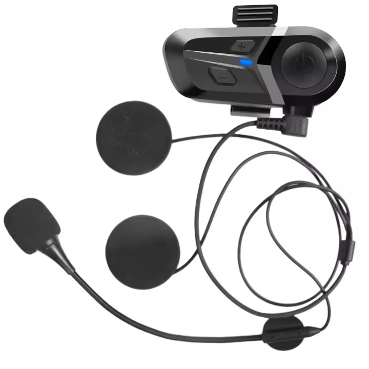 Auriculares Inalámbricos Bluetooth 5.3 Para Casco De Motocicleta Resistente Al Agua Con Llamadas Hands-free Y Reproductor De Música - 1