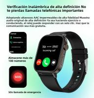 Reloj Inteligente GPS Para Android Y iOS 2.01 Pulgadas Pantalla TFT Correa De Silicona Impermeable Con Compass Y Monitor De Salud Fitness Tracker Llamadas Bluetooth - details 5
