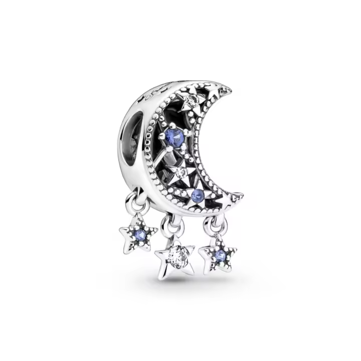 Charm Pandora 799643C01 Estrellas y Luna Creciente - 1