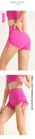 Shorts De Yoga Para Mujer Cintura Alta Elásticos Transpirables Para Correr Y Ejercitarse Ropa Deportiva De Moda Fitness - details 6