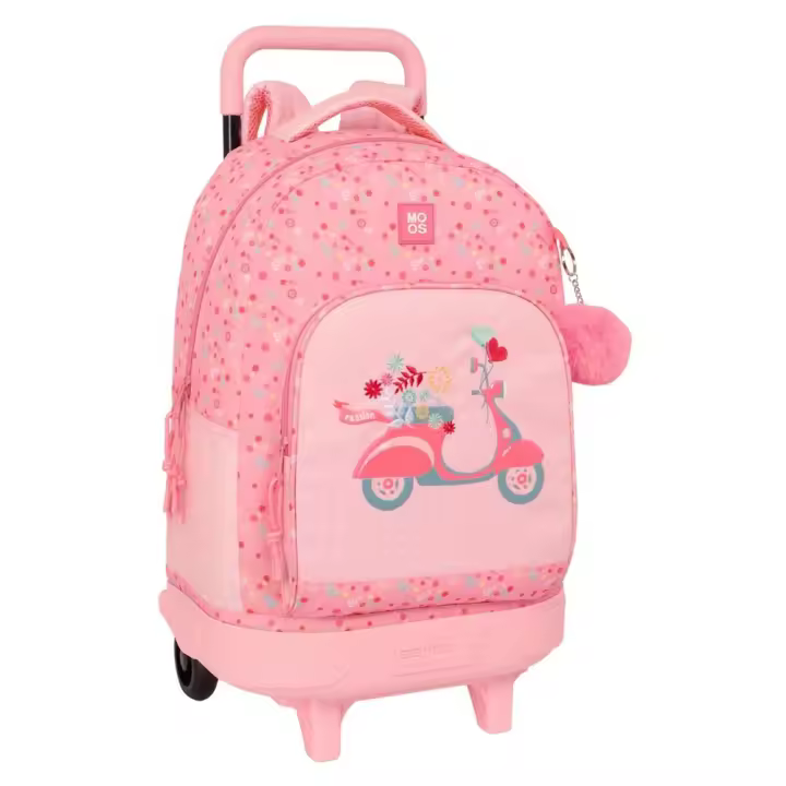 Mochila Grande con Ruedas Reciclada Moos "Passion" 33X45X22Cm (Safta 612518918) - 1