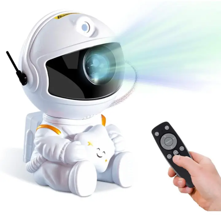Proyector De Estrellas Luz De Noche Galaxia Astronauta Neblina Estelar Techo LED Para Decoración De Habitación Y Regalo Infantil - 1