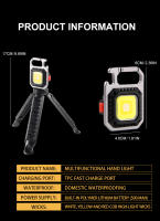 Linterna Portátil Multi-Funcional De Llavero Magnética Impermeable Y Recargable Por USB Luz Fuerte Para Emergencias Y Exterior - details 10