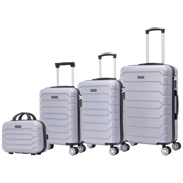 Conjunto de Maletas de Viaje Elegantes: Carcasa Ligera de ABS, Cerradura Numérica, 4 Ruedas Giratorias 360°, Asa Telescópica de Aluminio  Juego de Maletas    Set Trolley Maleta Cabina (6990 M008 8001 8002 8008 6020 H24) - 1