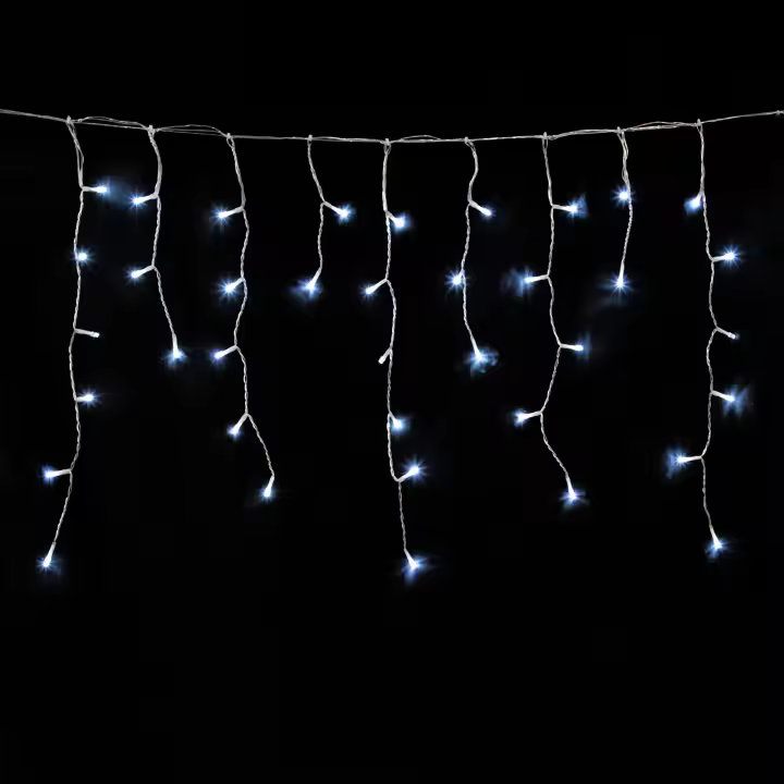 Maurer Guirnalda Luces Navidad Cortina 3x0 Metros 128 Leds Blanco Frio - 1