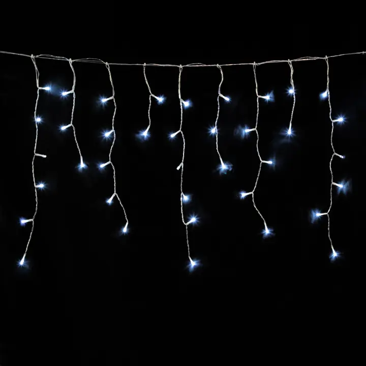 Maurer Guirnalda Luces Navidad Cortina 3x0 Metros 128 Leds Blanco Frio - 1