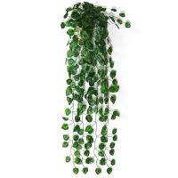 Guirnalda De Iva Artificial Hojas Verdes Falsas Plantas Colgantes Decoración Para Hogar Fiesta Boda Origin Zhejiang China - details 15