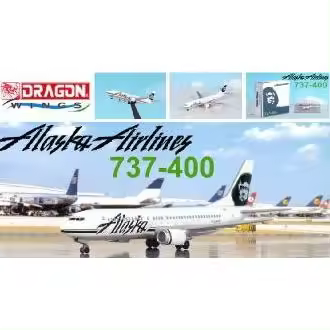 ALAS DE DRAGÓN 55550 ALASKA AIRLINER 737-400 1/400 - 1