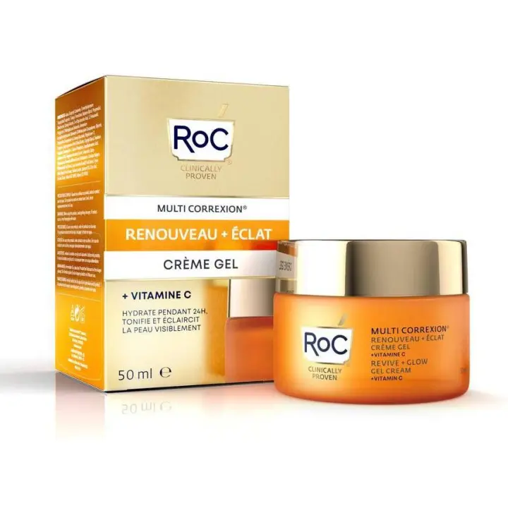 Roc Multi Correction Renovación Brillo Gel Crema 50Ml - 1
