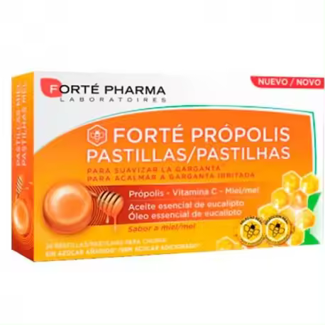 Reig Jofre - Forté Pharma Propolis Miel 24 Pastillas Sabor Miel - 1