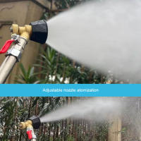 Boquilla Ajustable De Latón/Aleación Para Agricultura Atomización Negra Herramienta De Jardín Sprinkler Head Whirlwind - details 0