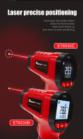 TOOLTOP ET6530B/ET6530C Termómetro Infrarrojo Digital Handheld 50~600℃ Medidor De Temperatura No Contacto Con Punto De Laser - details 3