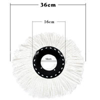 Cabeza De Fregado Rotativa 16mm Microfibra Reemplazo De Paño De Mopa Herramienta Limpieza Microfibra Fabricante China - details 5