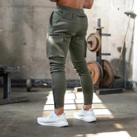 Nuevos Pantalones De Entrenamiento Para Hombre 2024 Primavera Y Otoño Color Sólido Deportivos Cómodos Para Exterior Y Fitness Con Bolsillos De Camuflaje - details 27