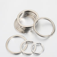 20pcs Anillos Llave Redondos Planos Y Divididos Para Joyería Y Encuentros De Metal Material De Hierro Origen Zhejiang China - details 2
