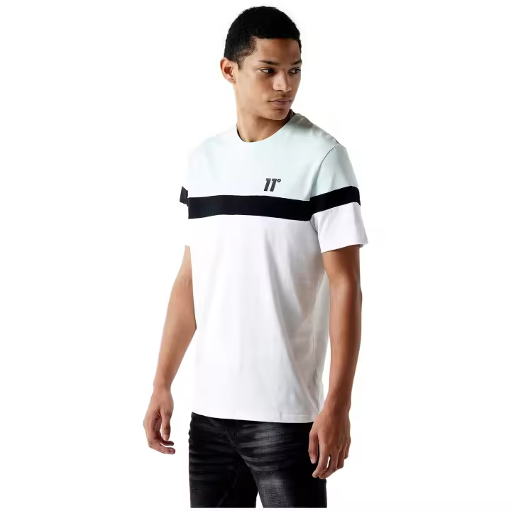 Camiseta de Manga Corta 11 Degrees Triple Panel - Glacier para hombre en color verde - 1