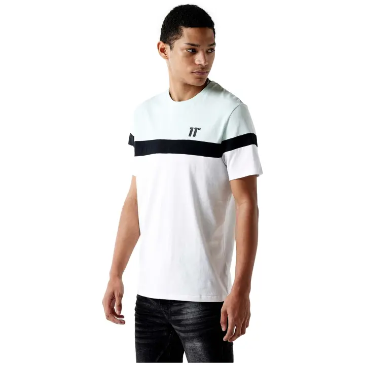 Camiseta de Manga Corta 11 Degrees Triple Panel - Glacier para hombre en color verde - 1