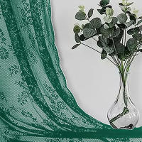 Cortina Blanca Con Bordado De Flor Individual Translúcida Romántica Para Dormitorio Y Sala De Estar Sin Capa De Aislamiento - details 8