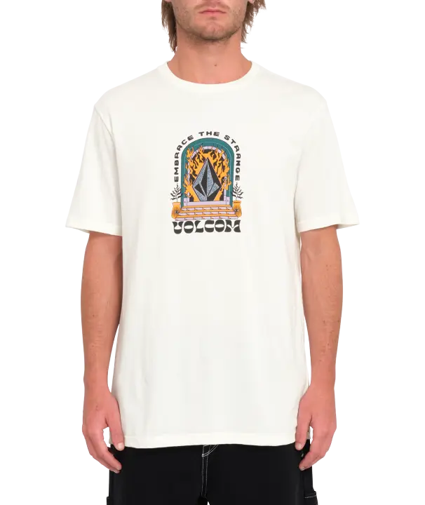 Camiseta de manga corta Volcom Sacred Stone - Off White - 1