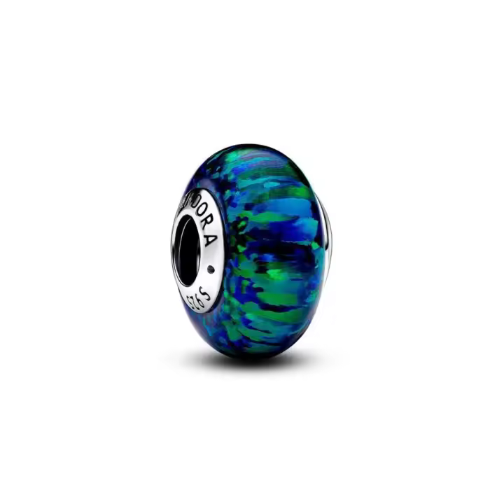 791691C04 - Charm en plata de ley Verde Opalescente Pandora 791691C04 PANDORA Raíz Joyas de Plata Joyas Pandora MUJER inicio Charm Pandora Colgantes de Plata Mujer Pandora Original - 1