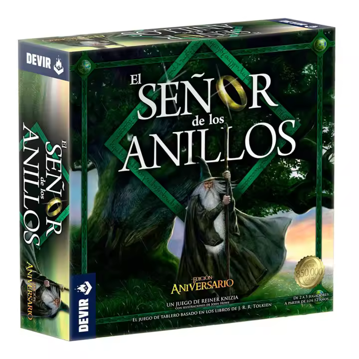 EL SEÑOR DE LOS ANILLOS EDICION 20 ANIVERSARIO DEVIR - Juego de Mesa - Nuevo a estrenar - Devir - 1