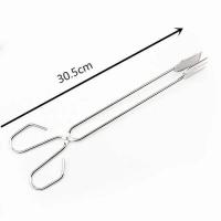 Tijeras De Barbacoa Multifuncionales De Acero Inoxidable Para Alimentos Vegetales Y Carne Pinchos Para Carbón Adecuadas Para Uso Al Aire Libre Y En El Interior - details 7