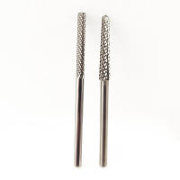 Broca De Uñas Larga Tapered 18mm Carburo De Tungsteno Cabeza De Molienda Rotatoria Para Manicura Accesorios De Taladro - details 1