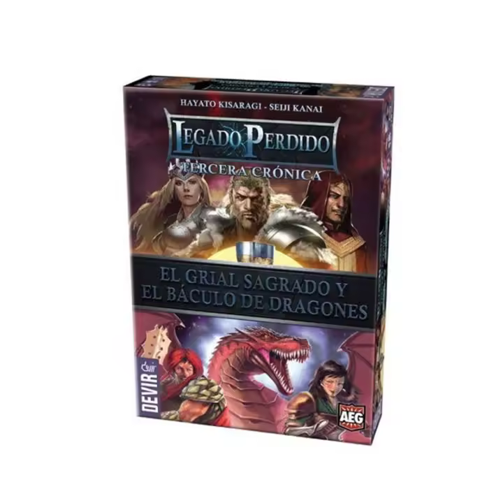 Juego Legado Perdido 3 El grial sagrado y el báculo de dragones Devir - 1