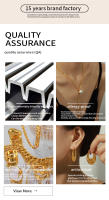 Encanto Brazalete de lujo chapado en oro con diamantes de imitación de acero inoxidable para mujer, bonito colgante de corazón, accesorios de joyería de boda para niña - details 0