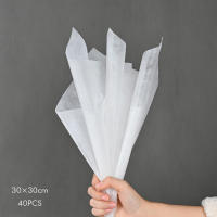 40Pcs Papel De Embalaje Para Flores De Algodón Decoración De Regalos Para Bodas Cumpleaños Fiesta De San Valentín Regalo De Aniversario Papel De Embalaje De Hojas De Flores - details 5