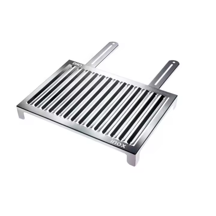 DON HIERRO - Parrilla barbacoa grande en acero inoxidable, especial carne, ABRASAME- - 1