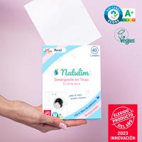 Natulim - Detergente en Tiras para Lavadora (40 Lavados) Incluye efecto Suavizante, Ecológico, Hipoalergénico - Ropa limpia y suave sin ensuciar el Planeta - details 1
