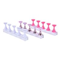 CNKESS 1Set De Tazas De Práctica Para Uñas Falsas Con Soporte De Cristal Y Base De Aleación Herramientas De Manicura Para Arte De Uñas - details 1