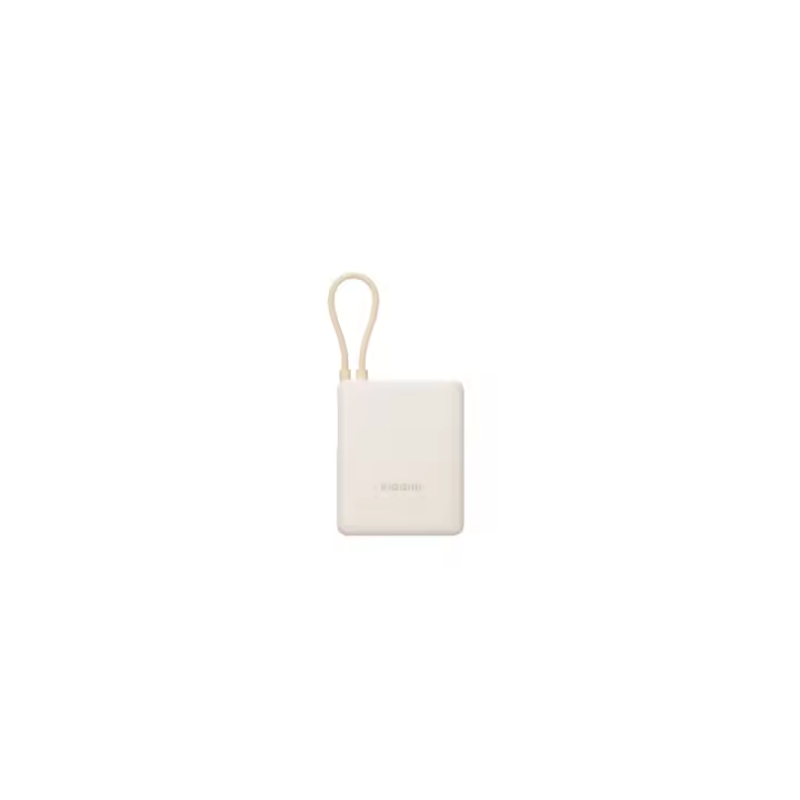 XIAOMI Power Bank 10000 mAh ⋆ 33W máx. ⋆ Cable USB-C integrado ⋆ 3 salidas ⋆ Modelo PB1033MI ⋆ Color Tan 🔋⚡📱 - 1