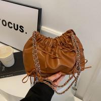 Bolso De Hombro Para Mujer Diseño Pliega Unilateral Cuero PU Bolso De Mano Sencillo Casual Bolso De Buho Pequeño Con Cremallera - details 0