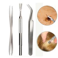 Juego De Pinzas Y Herramientas Para Rascado De Acero Inoxidable Para Perros Y Gatos Eliminador De Pulgas Y Pulgas Suministros De Peluquería Para Mascotas - details 0