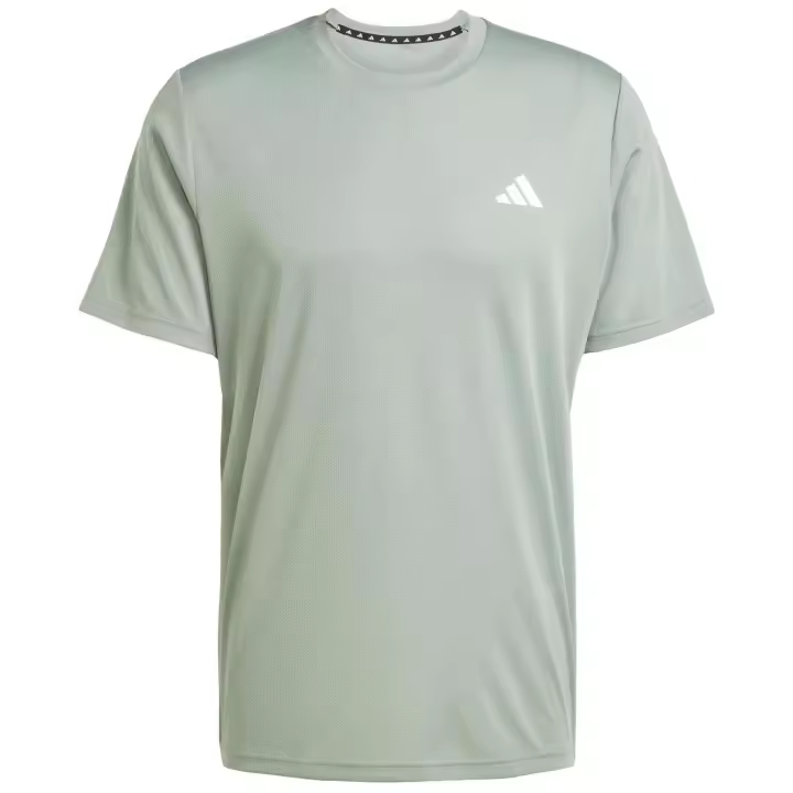 Camiseta de Manga Corta Adidas Tr-Es Base para hombre en color verde - 1
