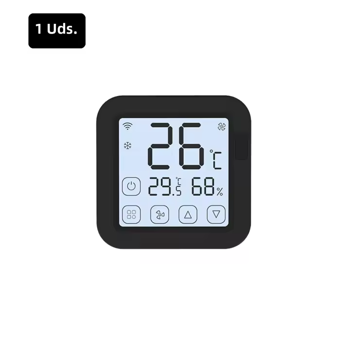 Controlador De Termostato WiFi MOES Tuya Con Pantalla LCD Y Botón Táctil Sensor De Temperatura Y Humedad Incluido Compatible Con Alexa - 1