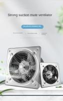 Ventilador De Extracción De Acero Inoxidable Para Baño Cocina Y Toilette Tubo De Ventilación De Pared Y Ventana 6''7'' - details 3