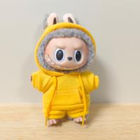 Conjunto De Ropa Para Muñeca Labubu De 17 Cm Color Sólido Hoodie Y Pantalones Accesorios Para Muñecas DIY Regalo Para Coleccionistas De Juguetes - details 2