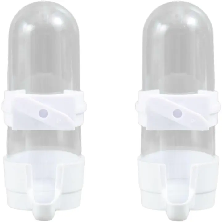2 piezas dispensador automático de Agua de Pájaro para Jaula, botella de Agua de Pájaro - 1