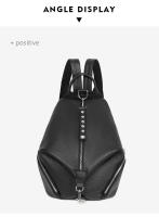 Mochila Antirrobo Para Mujer De Cuero Genuino 100% Gran Capacidad De Viaje Diseño Nuevo 2022 Mochila Escolar Para Niñas Con Cadena Y Cierre De Cremallera - details 14