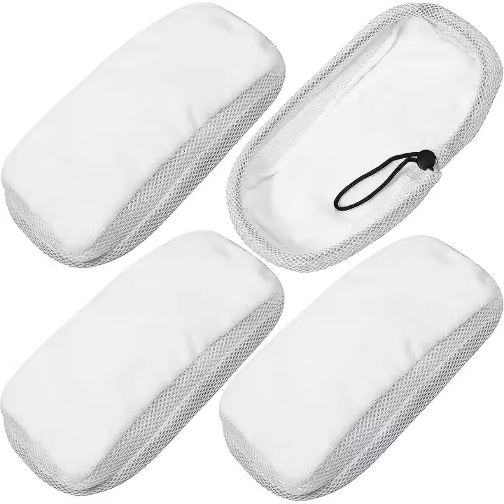 Almohadillas de paño de limpieza de piso duro compatibles con Morphy Richards 720020 720021 720502 9 en 1 Limpiador de vapor fregona (paquete de 4) - 1